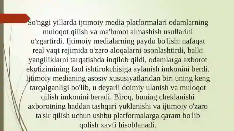 Medialarning ijtimoiy mazmuni 4