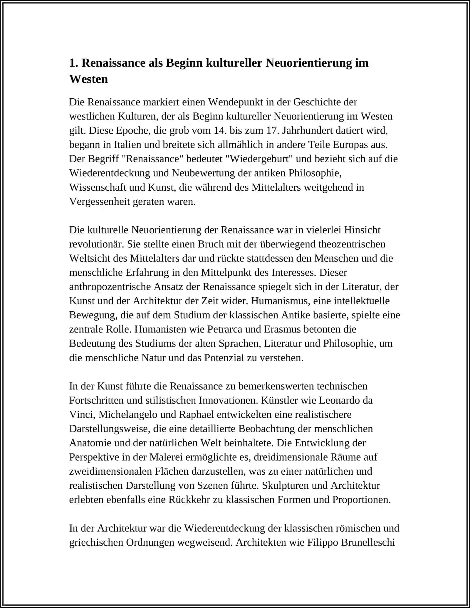 AUFKOMMEN DER KULTUR IN WESTEN 4