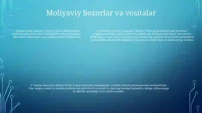 Moliya Tizimi 4