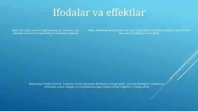 Effekti Ekspressiya Tizimini Yaratish 4