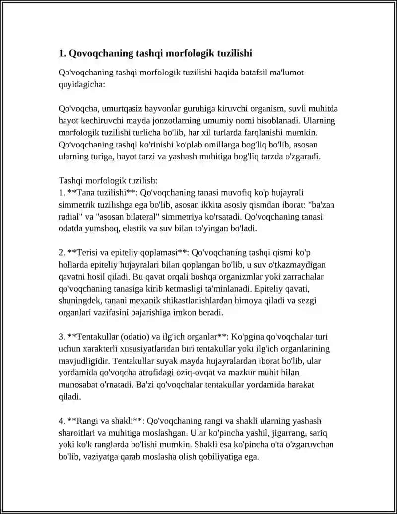 Qovoqchaning morfologik belgilari 4