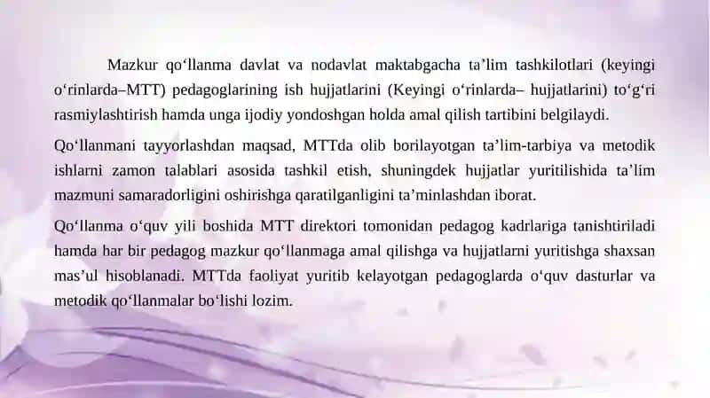 Maktabgachata’lim tashkilotining ish hujjatlari 4