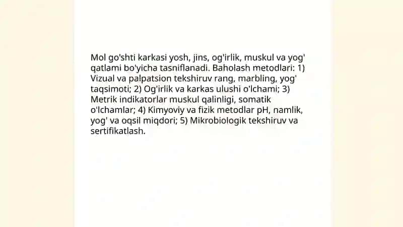 Mol gòshtini qayta ishlash 4