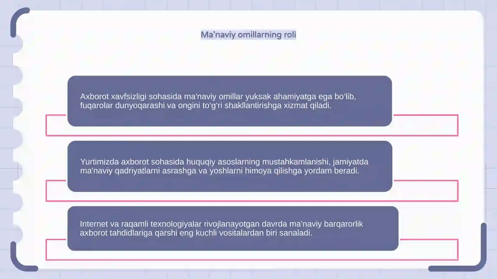 O‘zbekistonda axborot xavfsizligining ma'naviy huquqiy asoslari 4