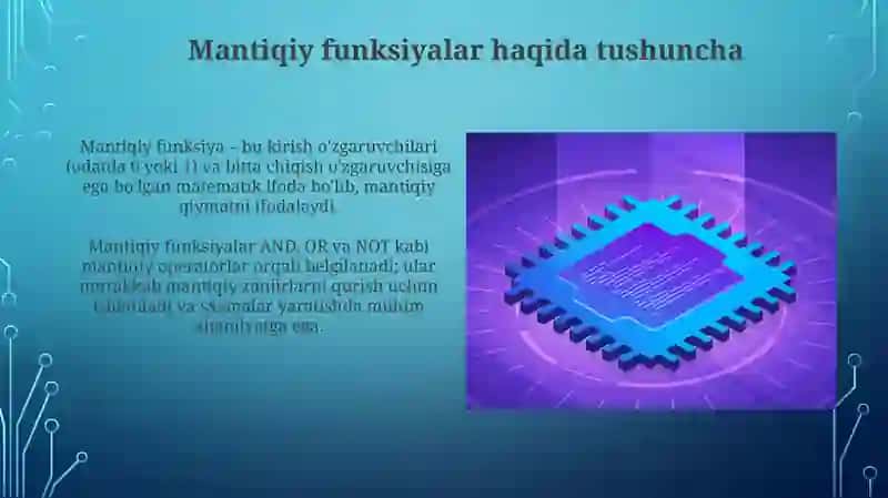 Karno xaritalari yordamida mantiqiy funksiyalarni minimallashtirish 4