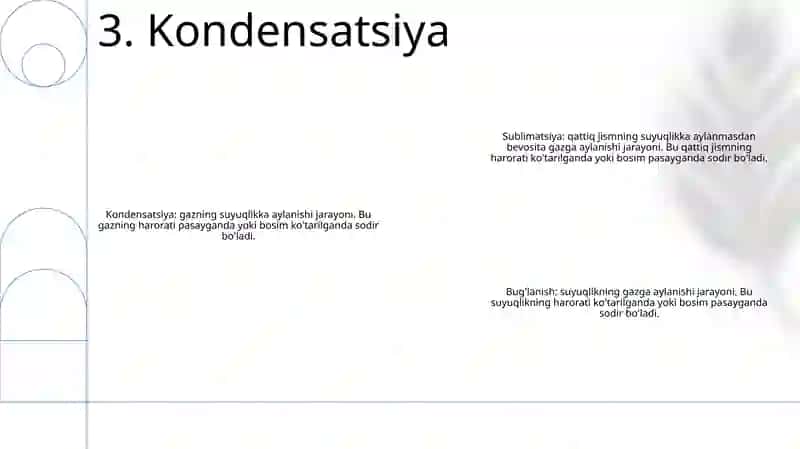 Suv Bug'I Xolatining O'Zgarishidagi Asosiy Termodinamik Jarayonlar 4