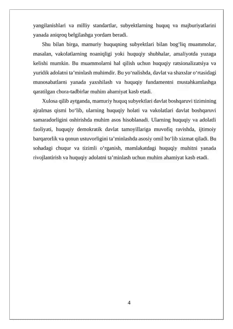 Ma`muriy huquqning subyektlari 4