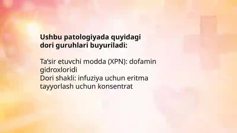 Farmakologiya asoslari, O'tkir va surunkali yurak yetishmovchiligi 4