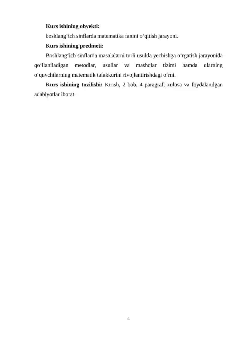 Boshlang'ich sinflarda masalalarni turli usulda yechish metodikasi 4