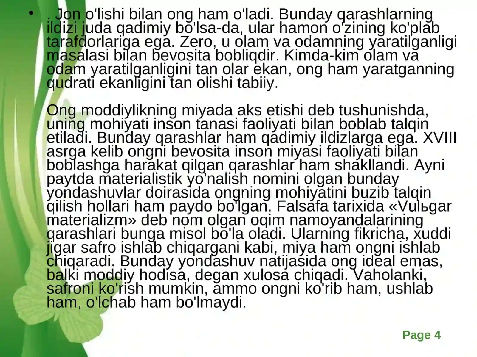 INSONONGI VA UNING AXLOQIY FAZILATLARI 4
