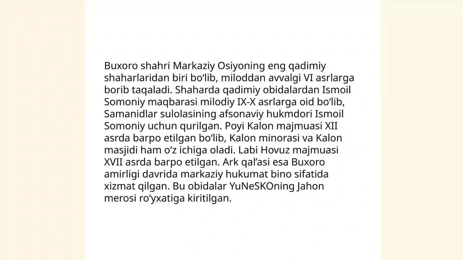 Boburnoma asarida Movoraunnahr shaharlarining badiiy tasviri 4
