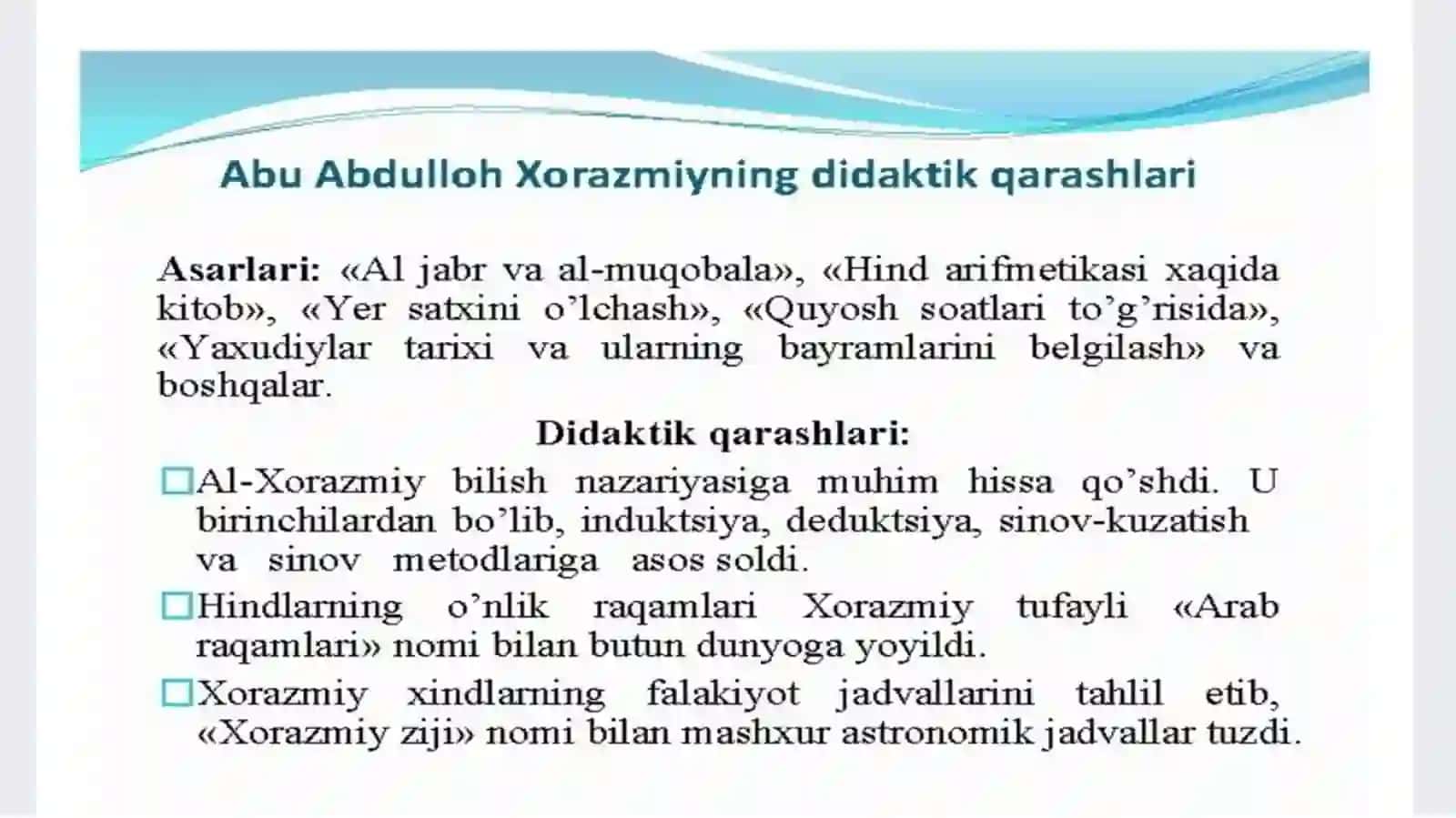 Sharq uyg‘onish davrida pedagogik fikrlarning rivojlanishi. Sharq uyg‘onish davrida ta‘limiy-axloqiy fikrlarning rivoji. 4