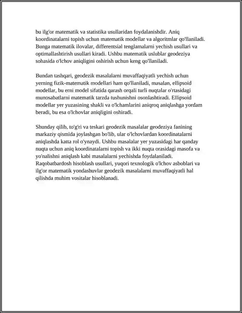 To'g'ri va Teskari Grodizik Masalalar Nima Uchun Yechiladi 4