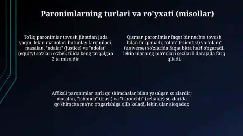 Paronim va paranomaziya 4
