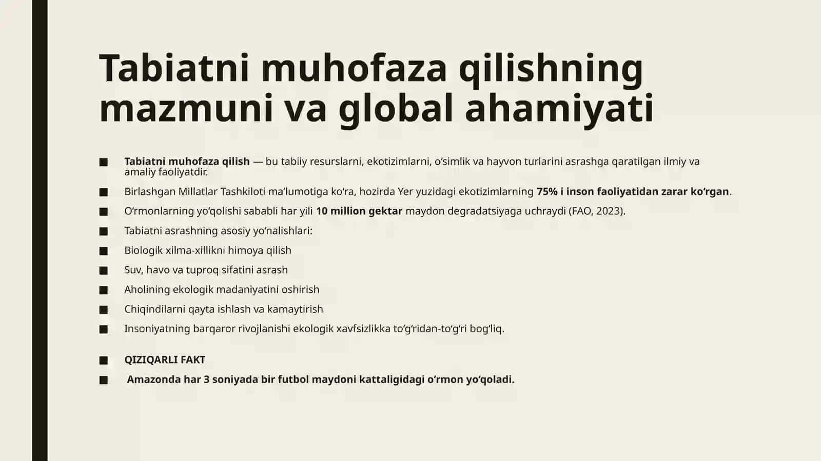 Tabiatni muhofaza qilish. Pedagog-psixologlarning bolalar tarbiyasida tabiatning ahamiyati 4
