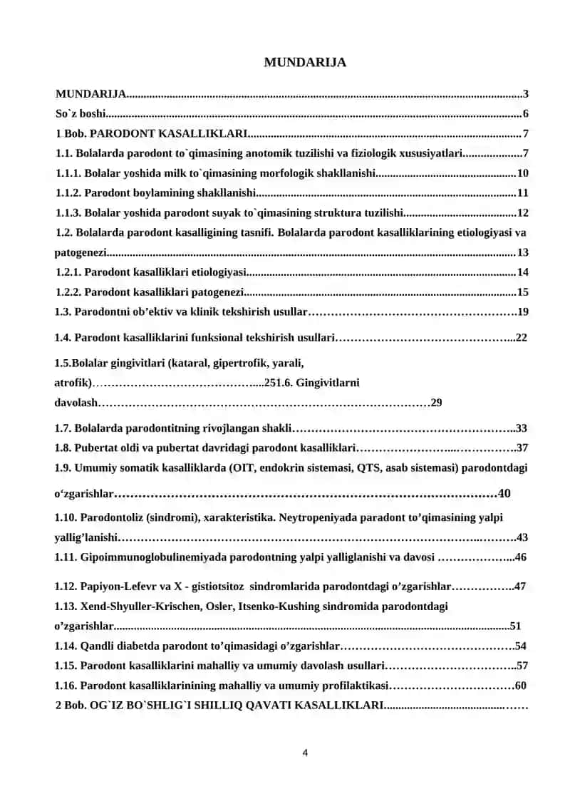 Bolalar Ogʼiz Bo’shlig’i Shilliq Qavati Kasalliklari Fanidan O`quv Darsligi 4