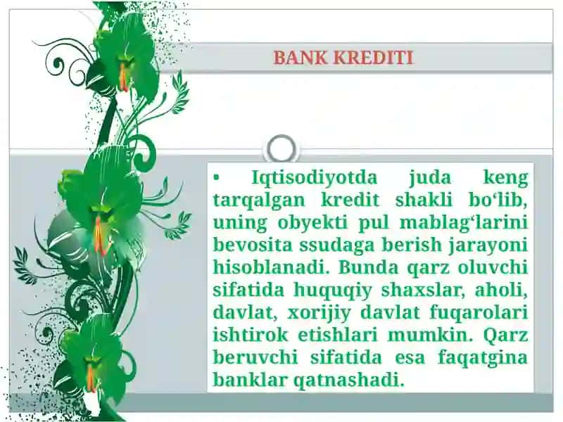 Kredit Shakllari 4
