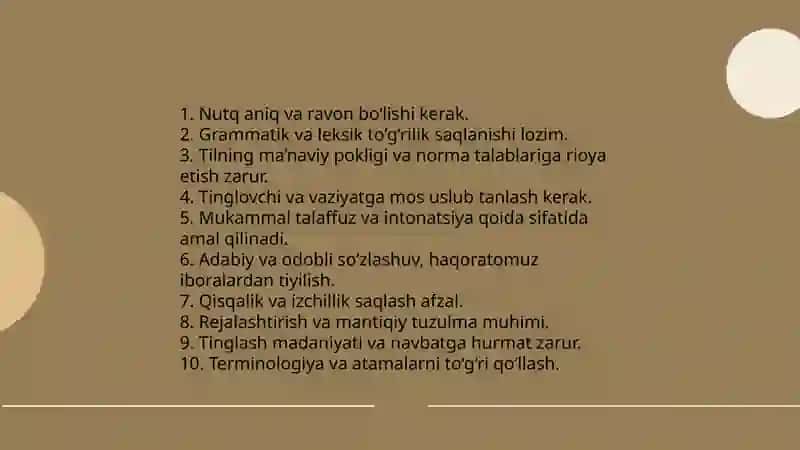 Oʻzbek nutq madaniyat asoslari 4