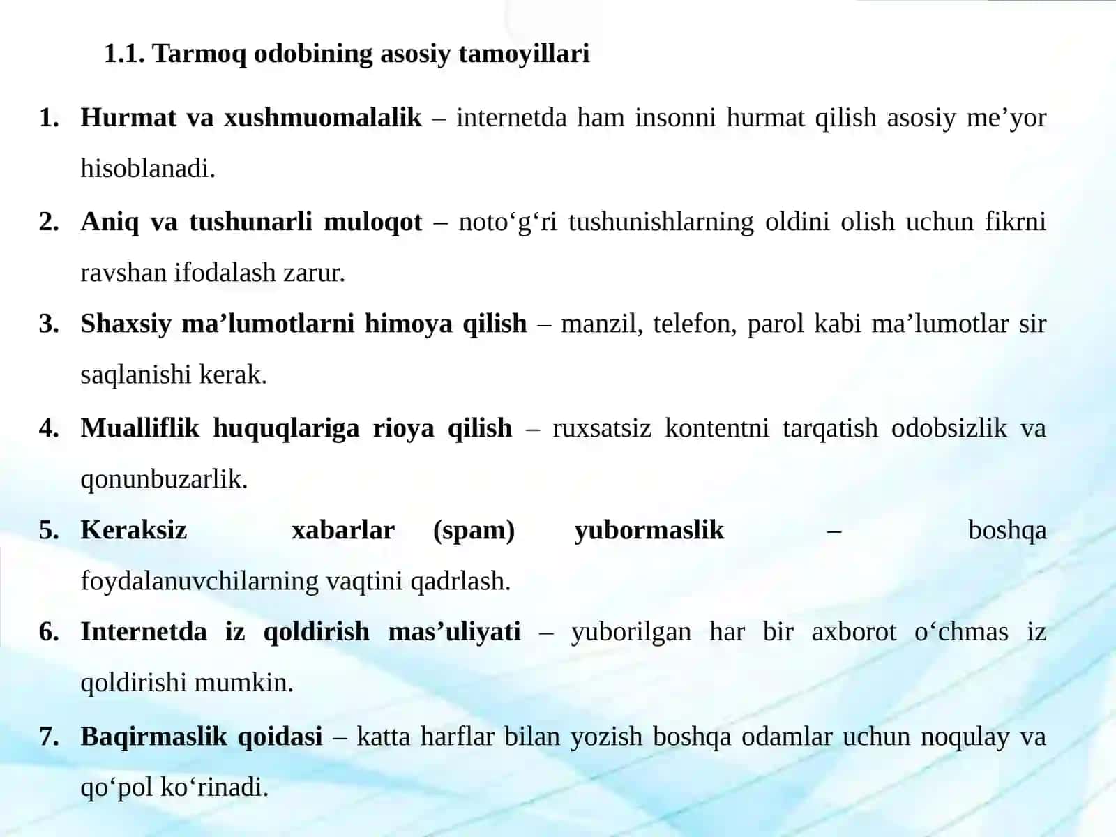 TARMOQ ODOB AXLOQI (INFOETIKA) 4