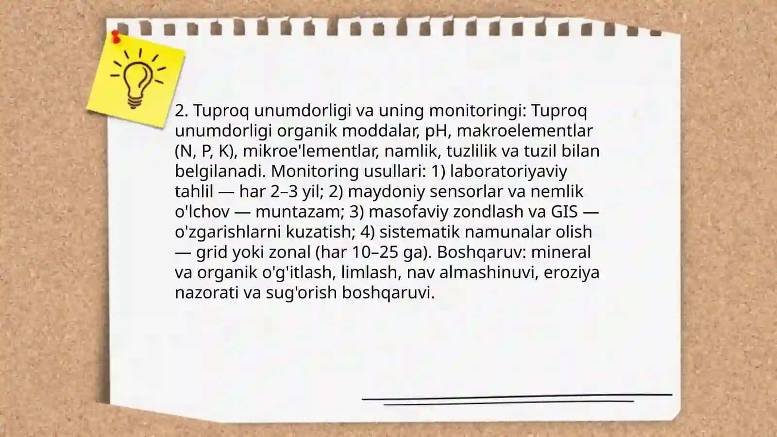 Qishloq xo‘jalik yerlari va ularning holati 4