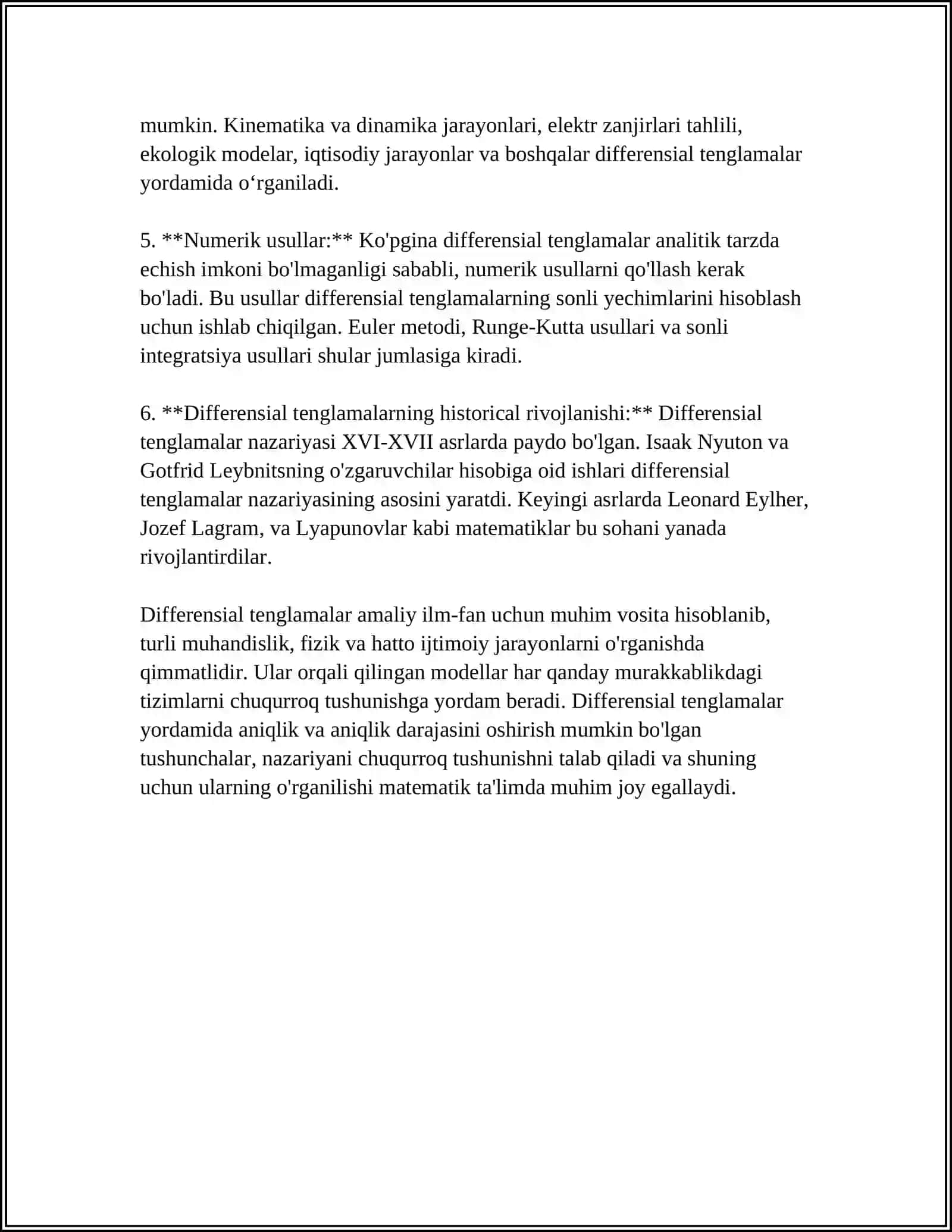 TIBBIYOTDA MATEMATIK MODELLASHTIRISH USLUBLARINI O'RGANISH 4