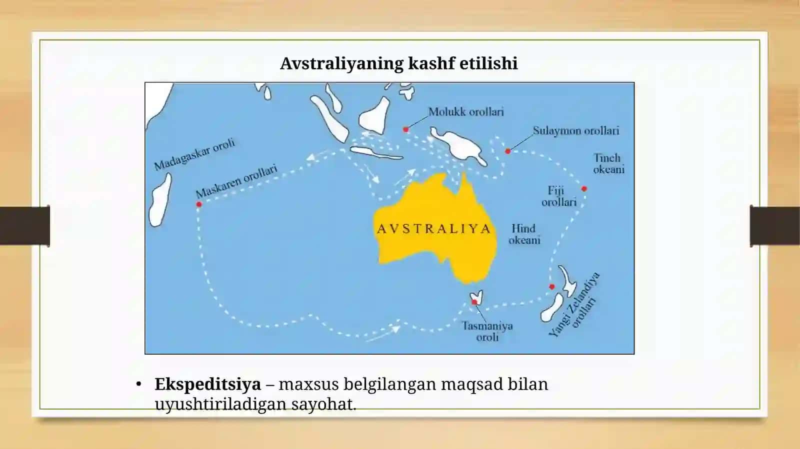 YEVROPADAYANGIDAVRNINGSHAKLLANISHI BUYUKGEOGRAFIKKASHFIYOTLARVAULARNINGTARIXIYAHAMIYATI 4