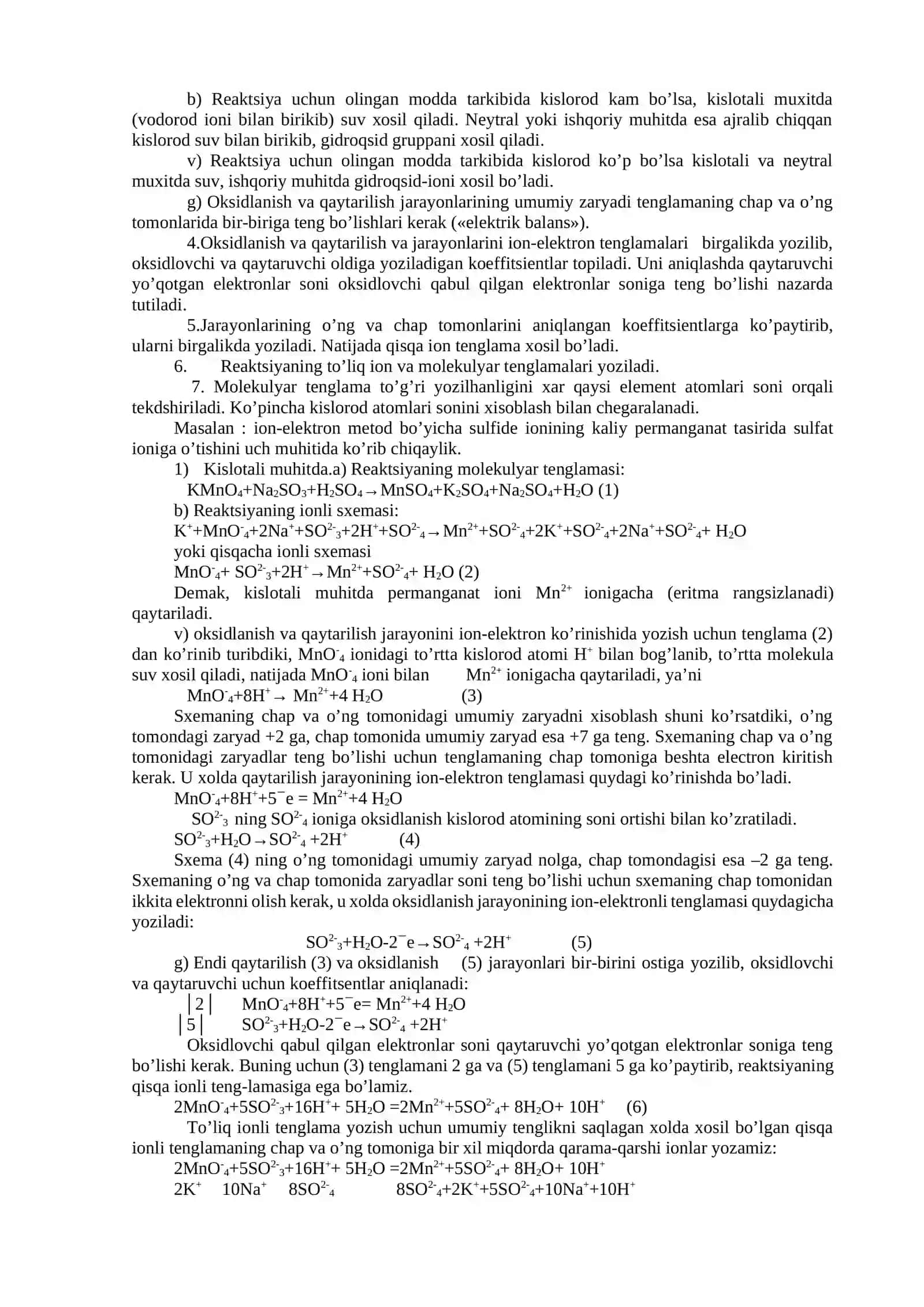 Oksidlanish-qaytarilish jarayonlari Tabiatda oksidlanish-qaytarilish rеaktsiyalarining roli 4