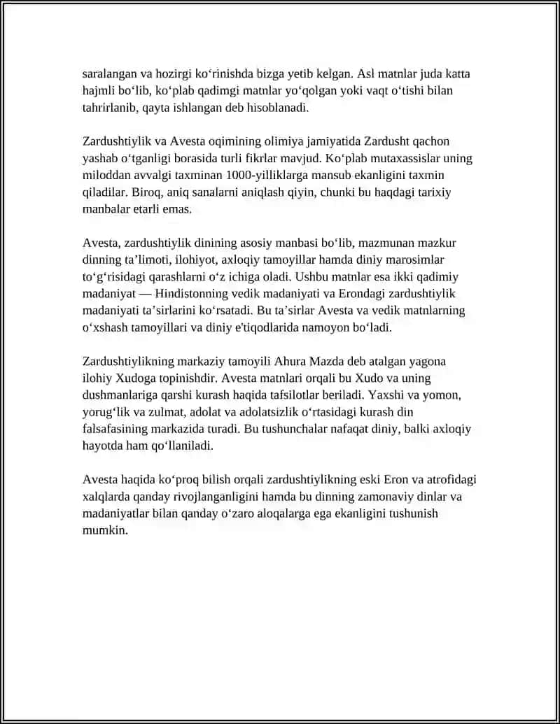 AVESTO 4