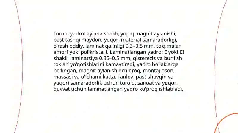 Transformatorlarning konstruksiyalari 4