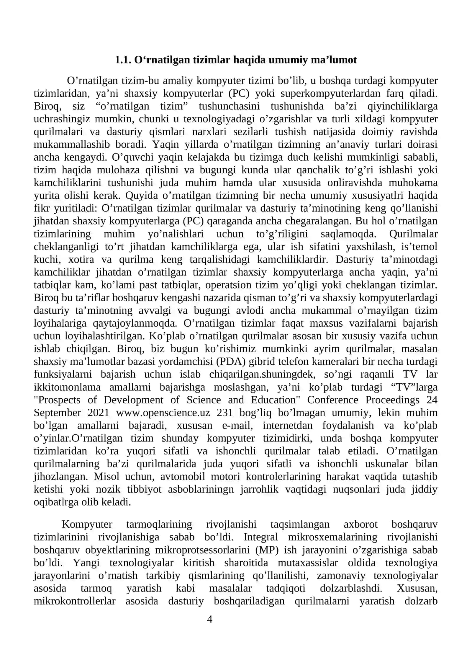 MOBIL QURILMALARDA O’RNATILGAN TIZIMLARNING QO’LLANILISHI 4