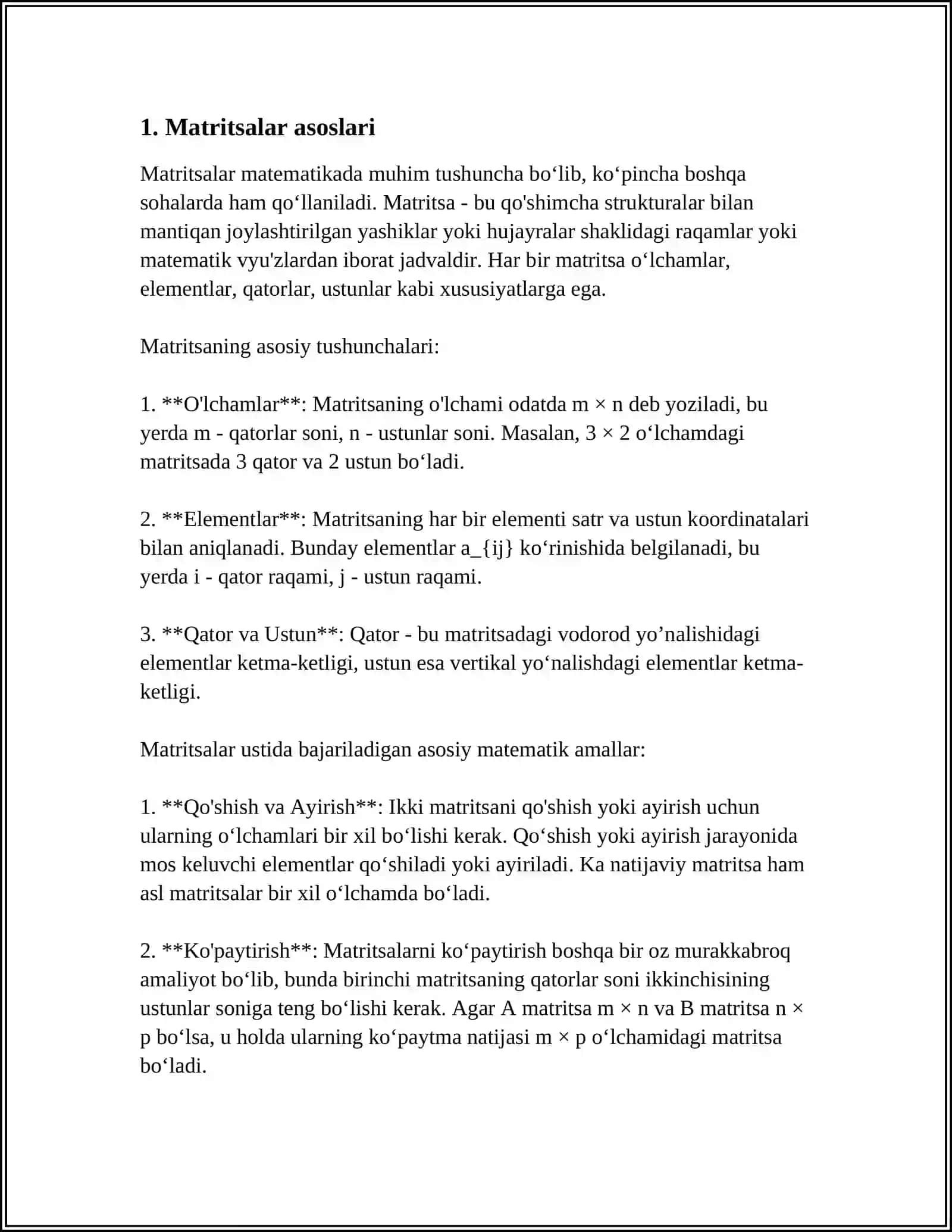 NAVBAT. NAVBATNI MASSIV YORDAMIDA TASVIRLASH VA ULAR USTIDA AMAL BAJARISH ALGORITMLARI 4