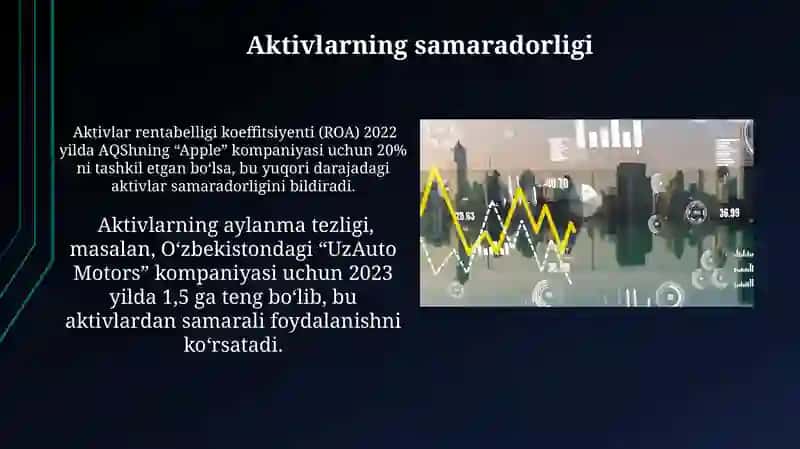 Korxonalarning moliyaviy faoliyati natijalarini ifodalovchi koʻrsatgichlar 4