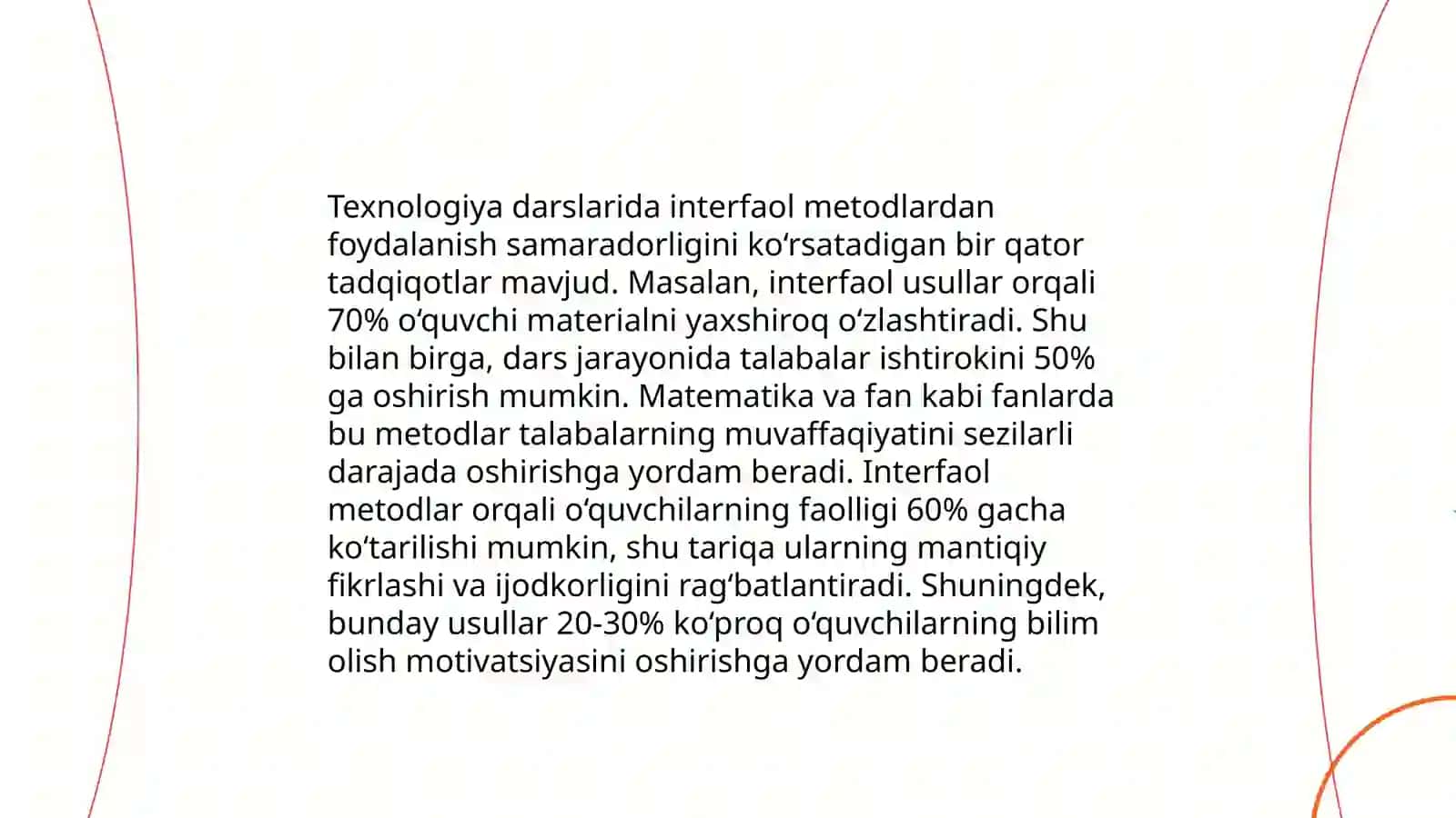 Texnologiya darslariga oid tarbiyaviy tadbirlarni tashkil etish 4