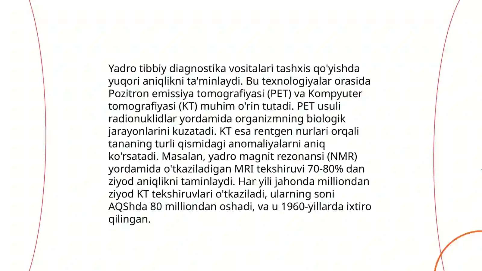 Yadro kimyosining tibbiyotdagi o'rni 4
