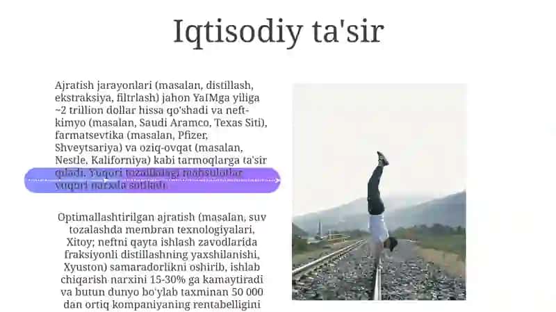 Ajratish texnologiyalaridagi yutuqlar 4