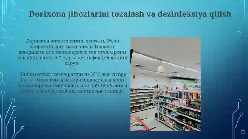 Doimiy faoliyatdagi hayatning vazifalari Farmasevtikada 4