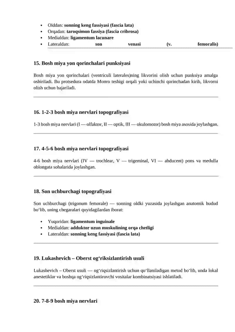 Operativ jarrohlik va topografik anatomiya 4