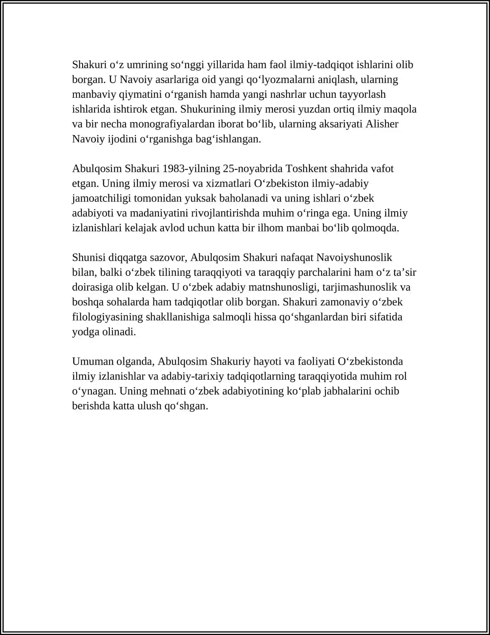 ABULQOSIM SHAKURIY YANGI USUL MAKTABLARINI TASHKIL QILISHDAGI MAʼRIFATPARLIK XIZMATLARI 4