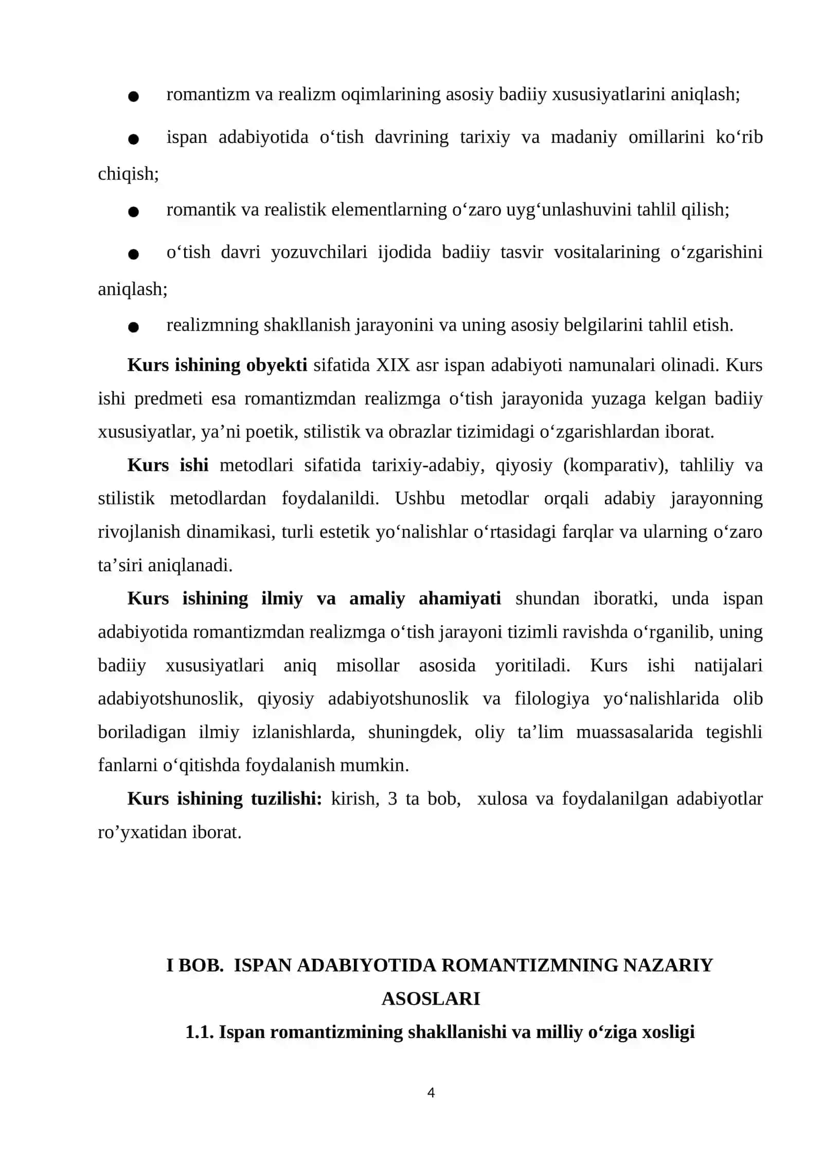 ISPAN ADABIYOTIDA ROMANTIZMDAN REALIZMIGA OʻTISHNING BADIIY XUSUSIYATLARI 4