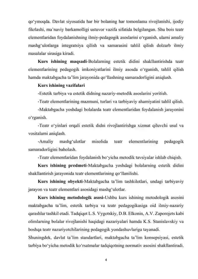 Bolalarning estetik didini shakillantirishda teatr elementlarining o'rni 4