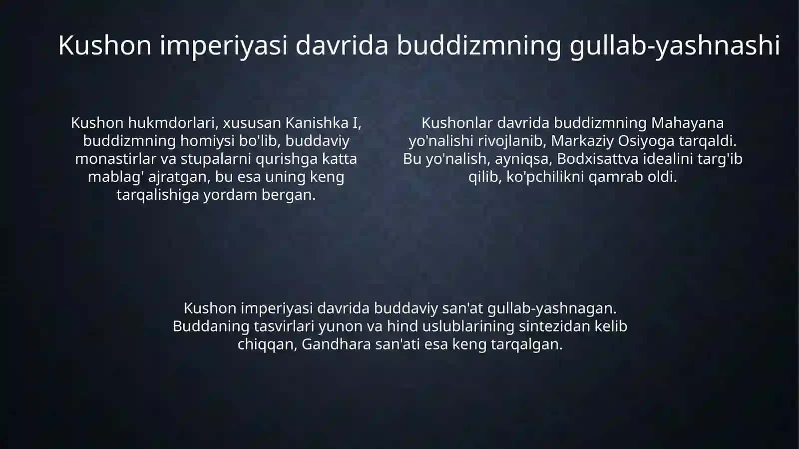 Oʻzbekistonda buddaviylik dinining tarixiy ildizlari 4