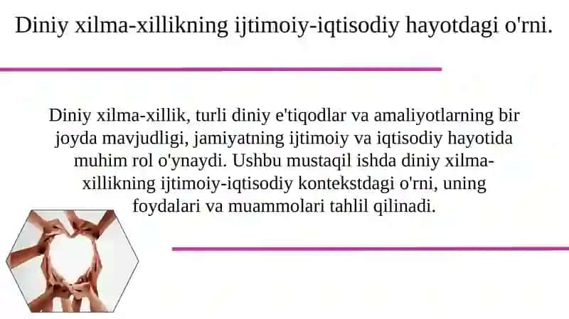 Dinvahukumato'rtasidagi munosabatlar: Turlimamlakatlardagi holatlar 4