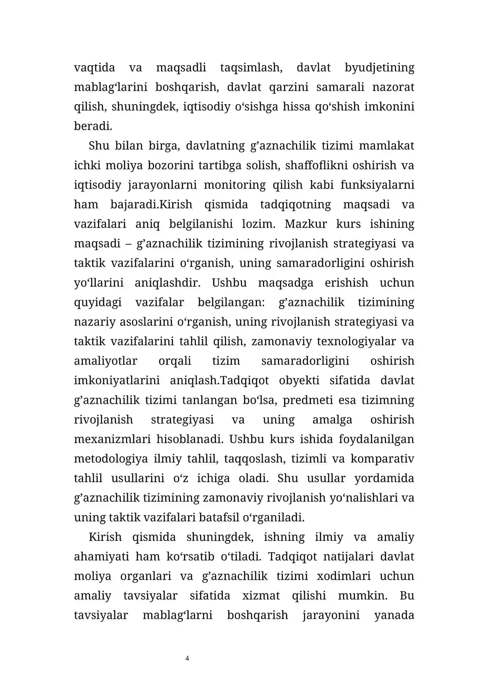 G’aznachilik tizimining rivojlanish strategiyasi va taktik vazifalari 4