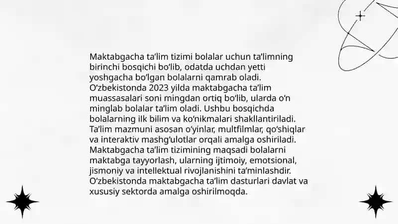 Oʻzbekiston Respublikasi taʼlim tizimi tarixi 4