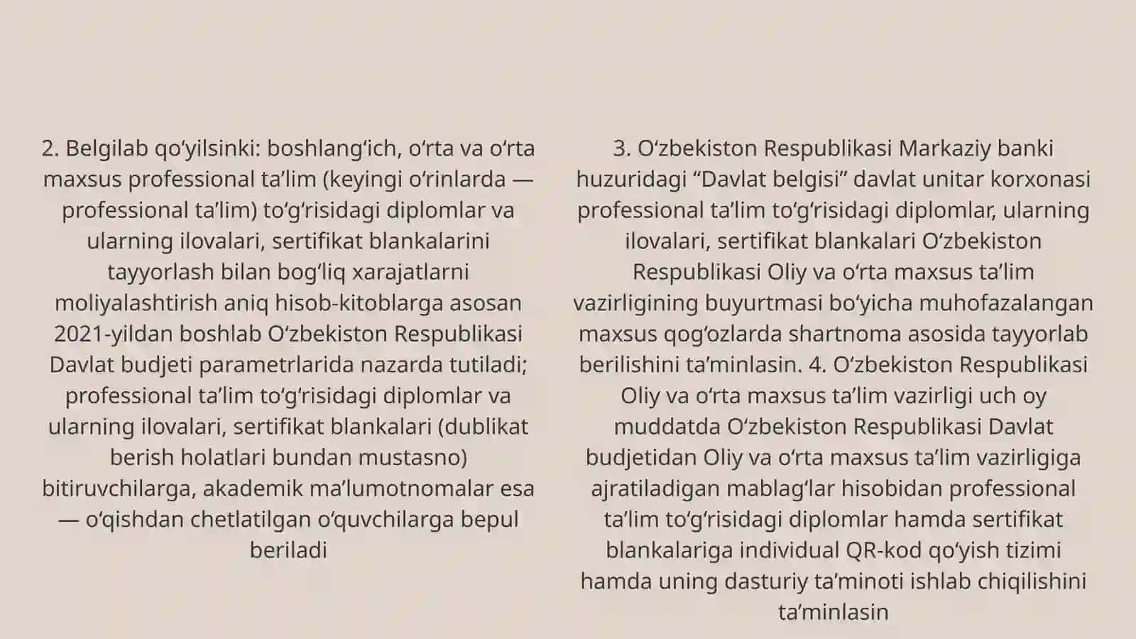 Boshlang‘ich ta`lim tizimi vazifalari va me`yoriy-huquqiy hujjatlari tahlili 4