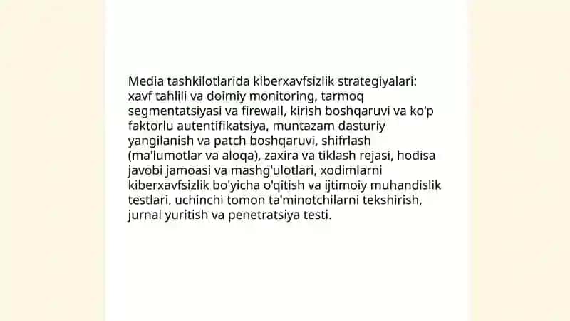 Media vositalarida axborot xavfsizligi 4