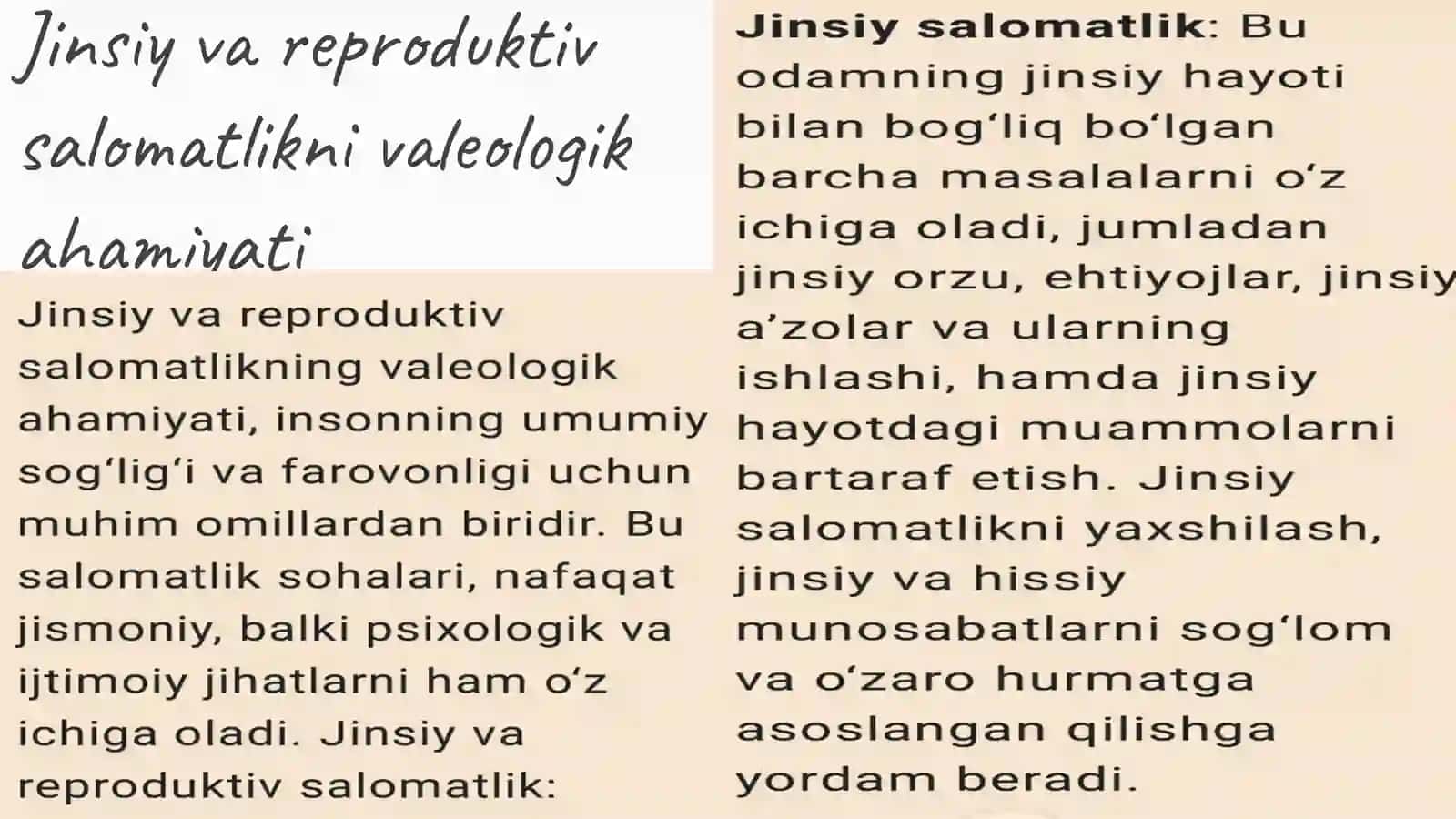 Jinsiy va reproduktiv salomatlikni valeologik ahamiyati 4
