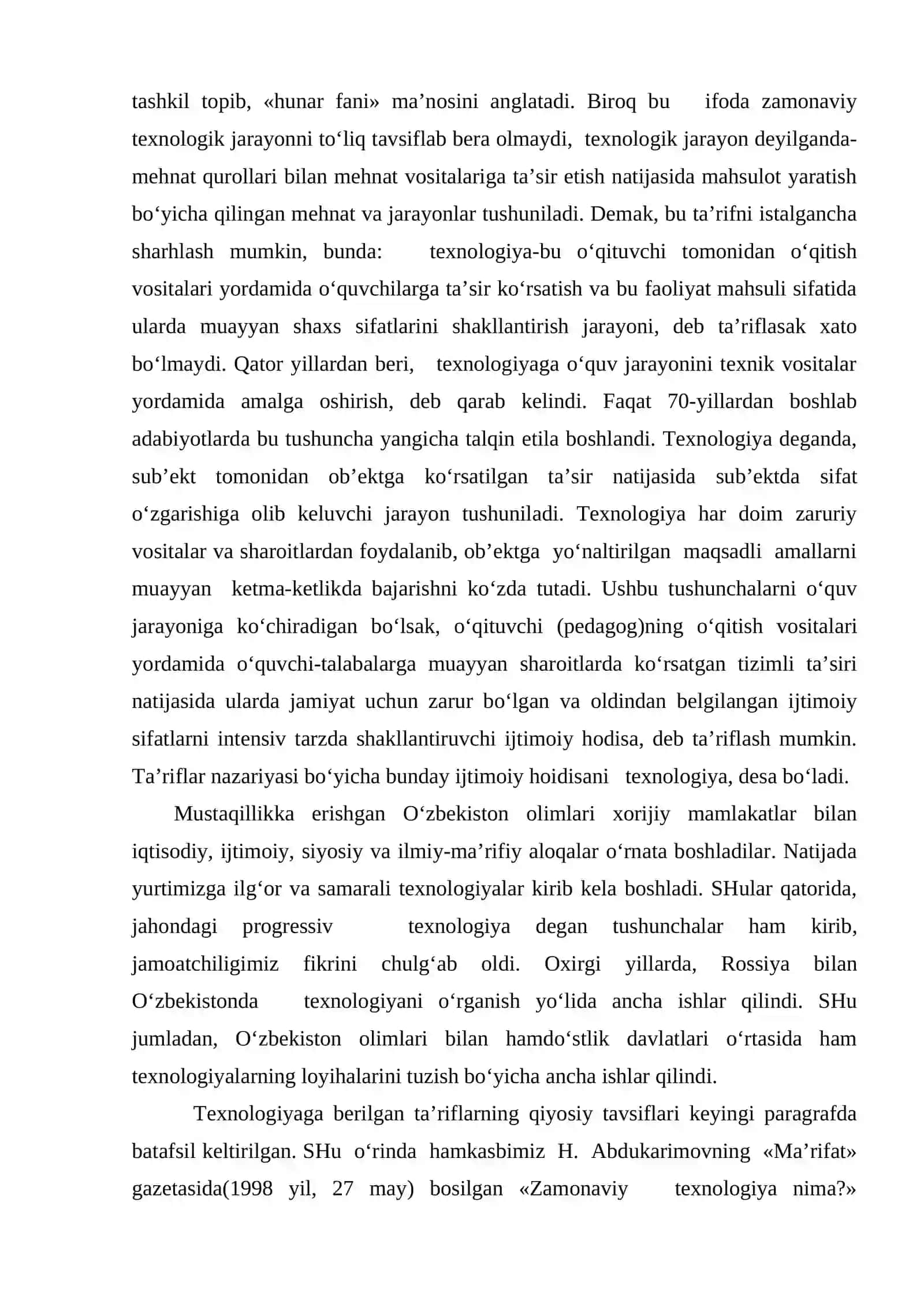 ZAMONAVIY TEXNOLOGIYALARDAN FOYDALANISH TEXNOLOGIYASI 4