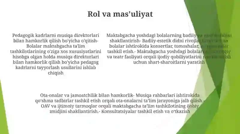 Maktabgacha Talim Muassalarida Tarbiyachi Va Musiqa Rahbari Hamkorligi 4