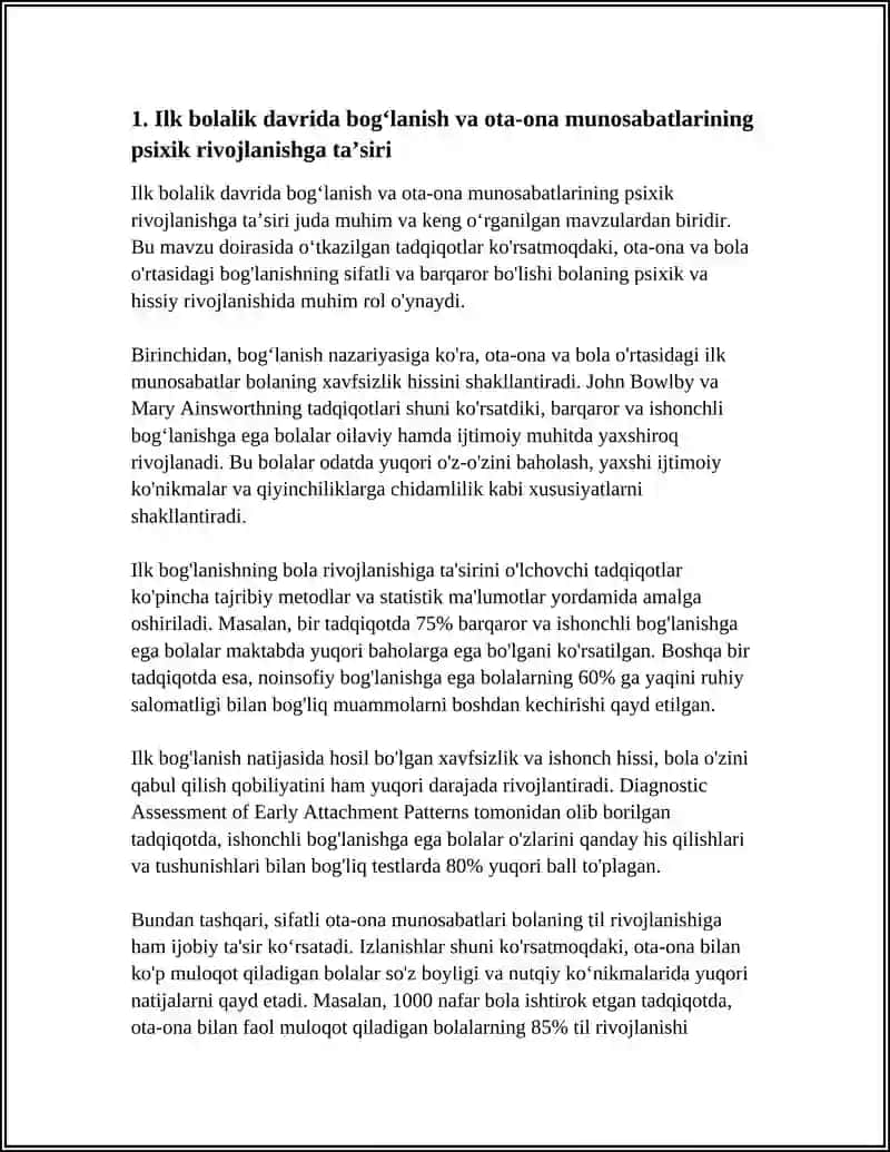 ILK BOLALIK, MAKTABGACHA, KICHIK MAKTAB YOSHINING PSIXIK RIVOJLANISHI 4
